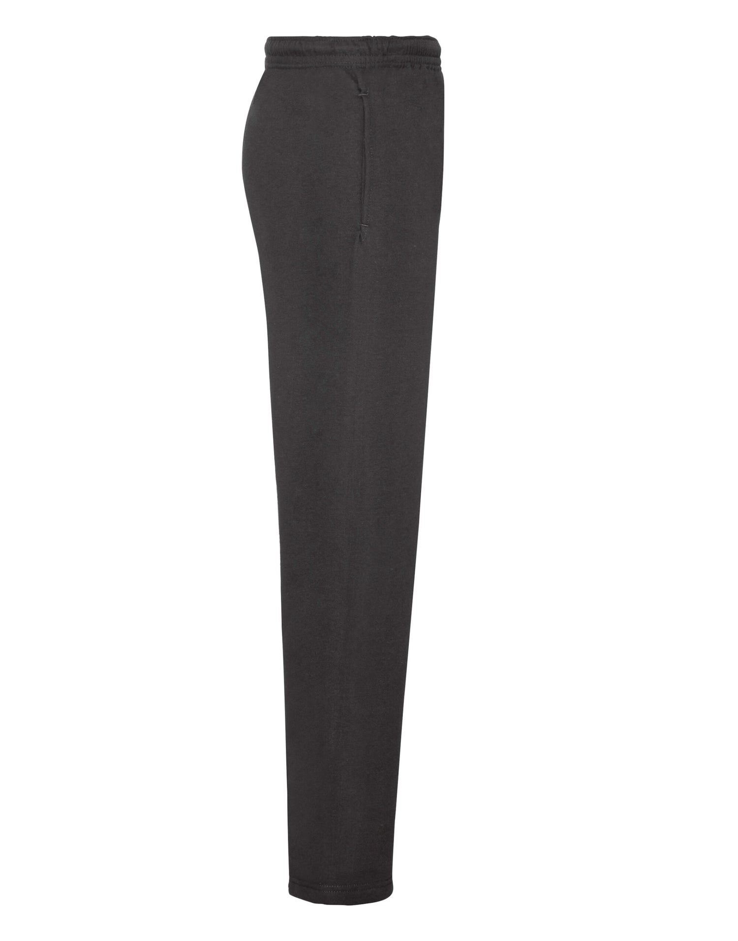 Mens Classic Open Hem Jog Pants 64032 - Black - Customisable Joggers