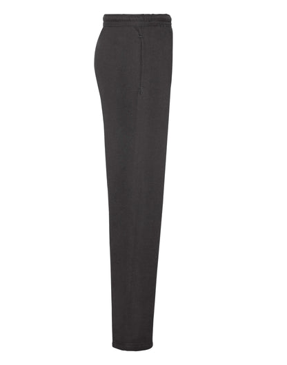 Mens Classic Open Hem Jog Pants 64032 - Black - Customisable Joggers