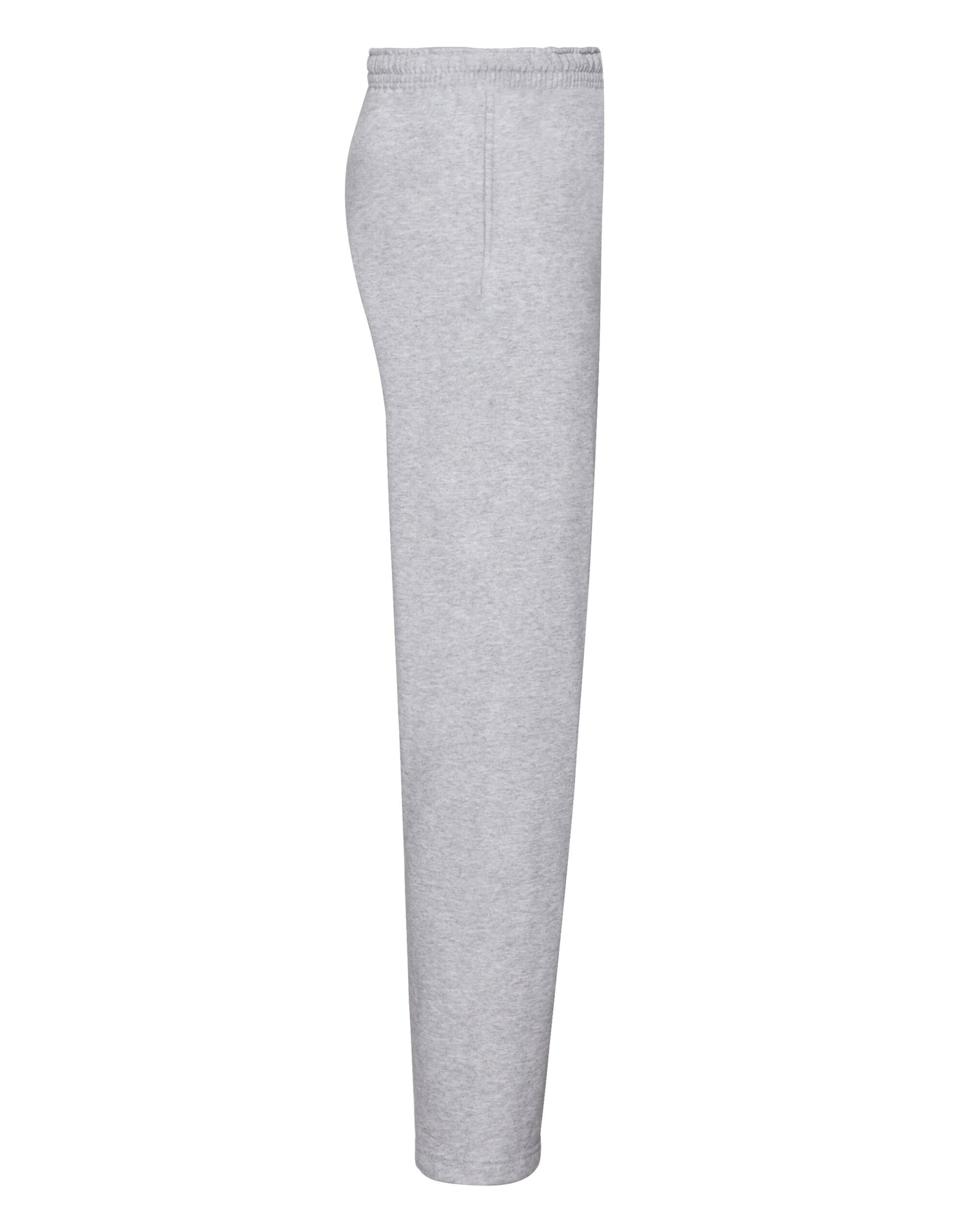 Mens Classic Open Hem Jog Pants 64032 - Heather Grey - Customisable Joggers