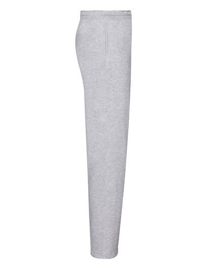 Mens Classic Open Hem Jog Pants 64032 - Heather Grey - Customisable Joggers