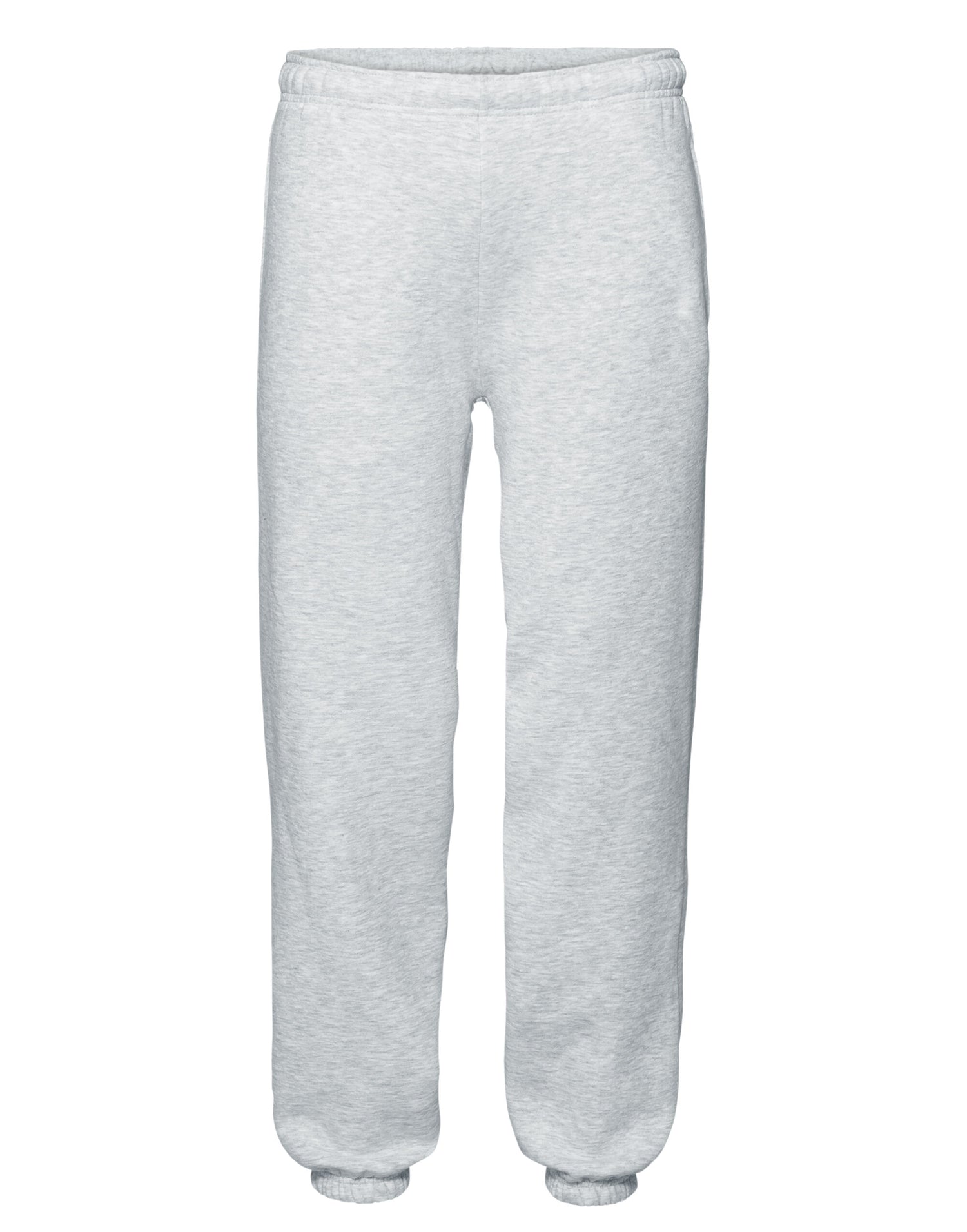 Mens Premium Elastic Cuff Jog Pants 64040 - Heather Grey - Customisable Joggers