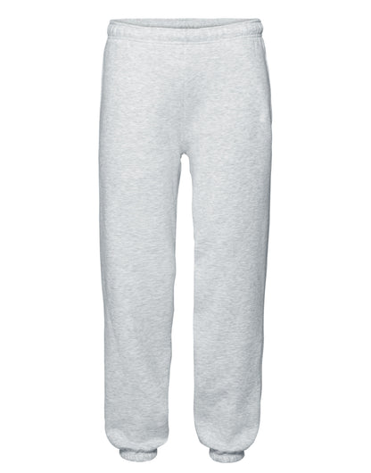 Mens Premium Elastic Cuff Jog Pants 64040 - Heather Grey - Customisable Joggers