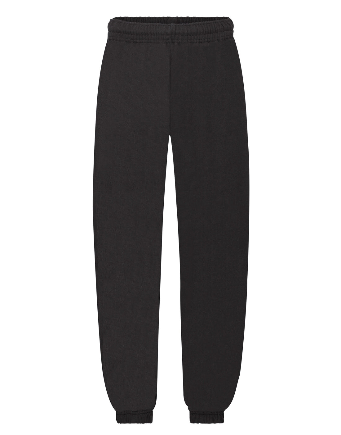 Kids Classic Elastic Cuff Jog Pants 64051 - Black - Customisable Joggers