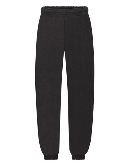 Kids Classic Elastic Cuff Jog Pants 64051 - Black - Customisable Joggers