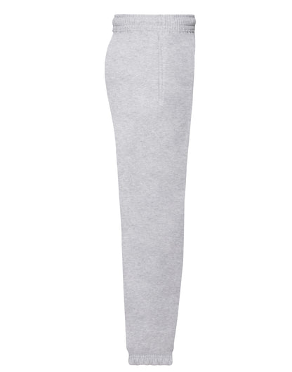 Kids Classic Elastic Cuff Jog Pants 64051 - Heather Grey - Customisable Joggers