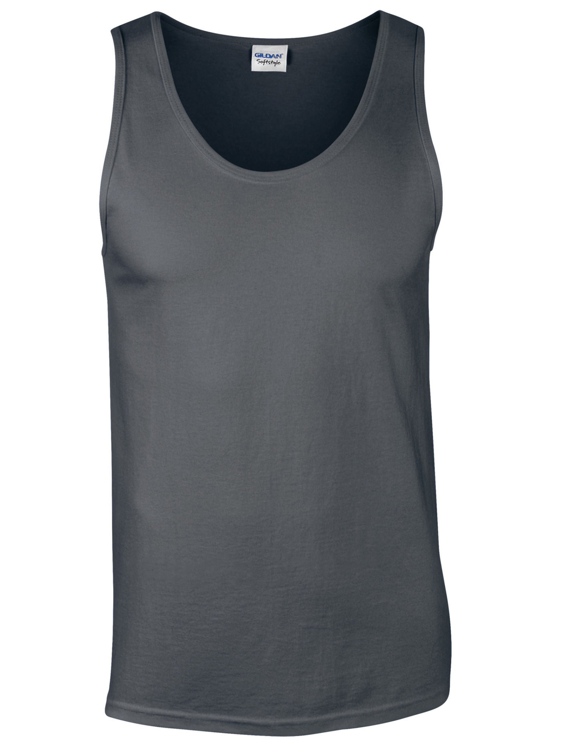 Gildan GIldan Softstyle Adult Tank Top 64200 - Charcoal - Customisable T-Shirt