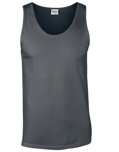 Gildan GIldan Softstyle Adult Tank Top 64200 - Charcoal - Customisable T-Shirt