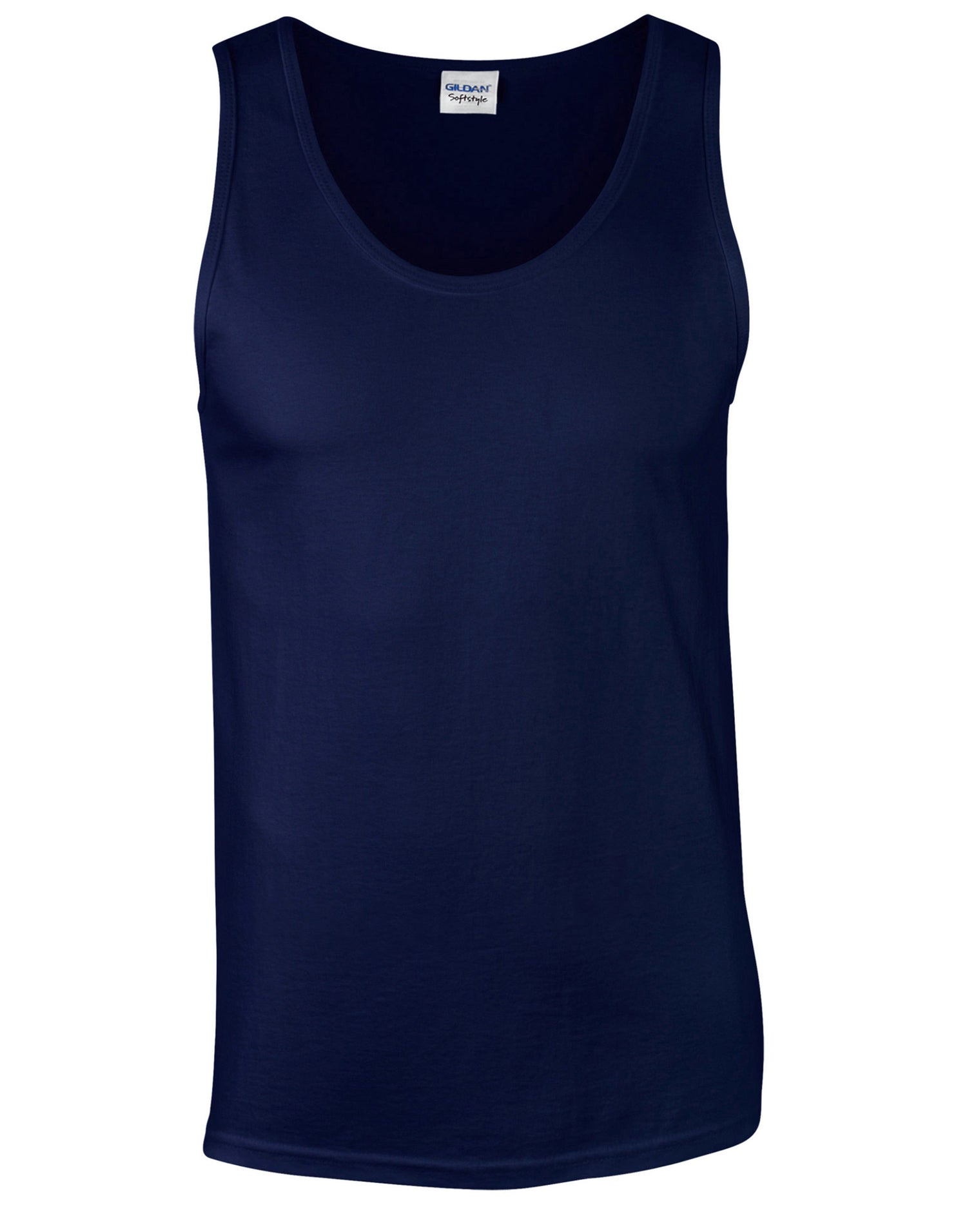 Gildan GIldan Softstyle Adult Tank Top 64200 - Navy Blue - Customisable T-Shirt