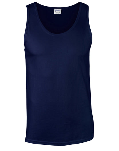 Gildan GIldan Softstyle Adult Tank Top 64200 - Navy Blue - Customisable T-Shirt