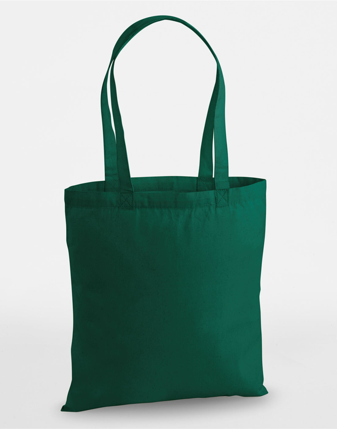 Westford Mill Premium Cotton Tote w201 - Bottle Green O S - Customisable Bags
