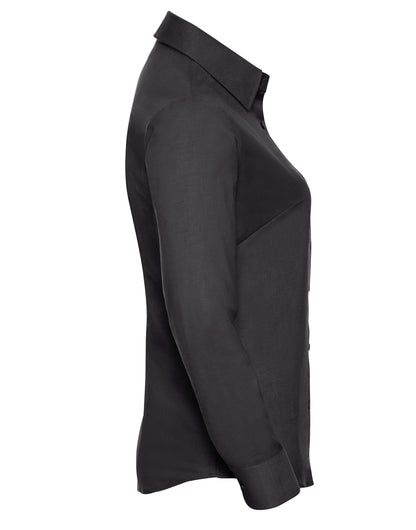 Russell Collection Lady LS Tailor Oxford 932F - - Customisable Shirts