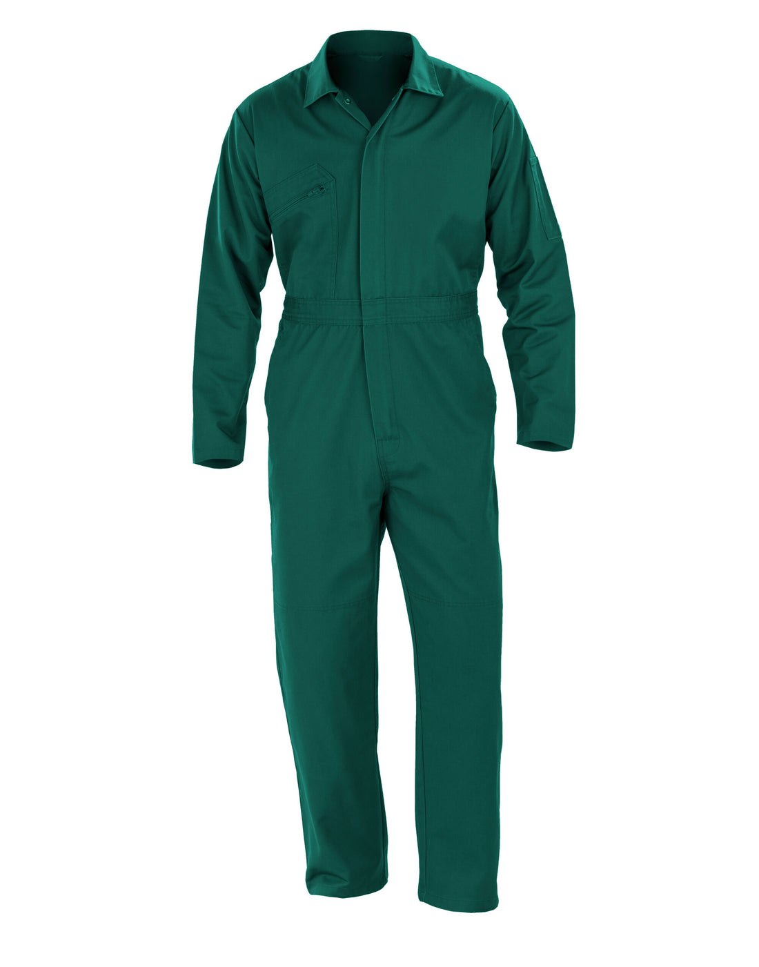 Result Recycled Action Zip Front Overall R510X - Bottle Green - Customisable Coveralls
