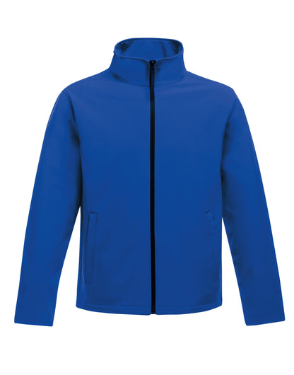 12 x Regatta Ablaze Softshell Jackets + Free Logo - TRA628 - New Royal Black - Customisable Bundle