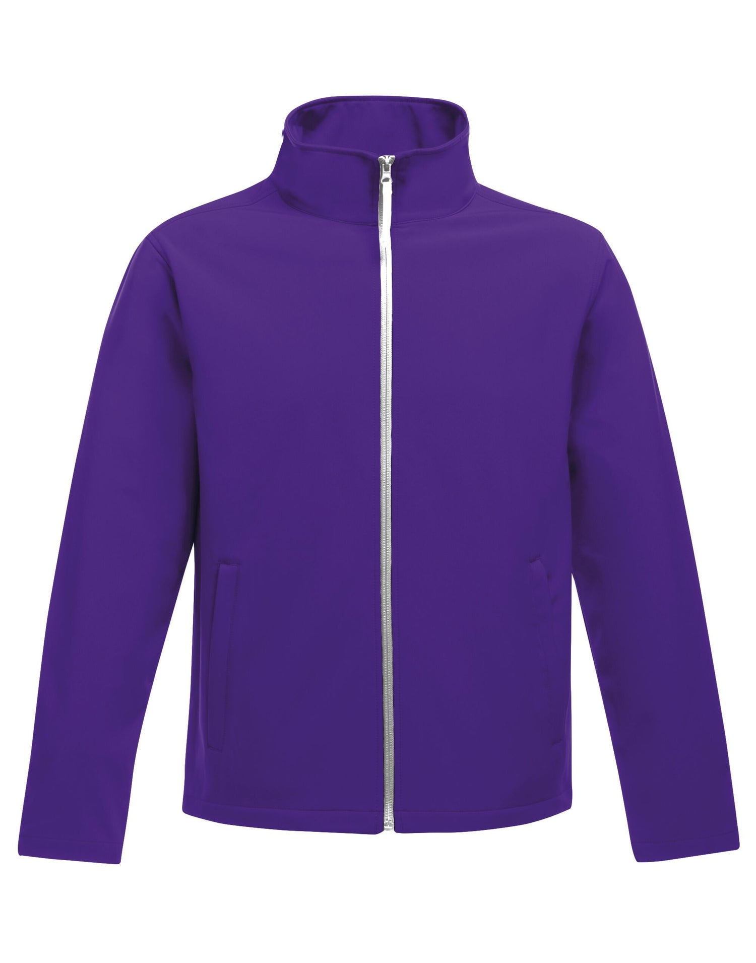 12 x Regatta Ablaze Softshell Jackets + Free Logo - TRA628 - Vibrant Purple White - Customisable Bundle
