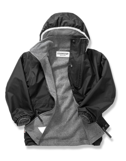 Result Junior Stormdri Jacket R160JY - Black Grey - Customisable Jacket