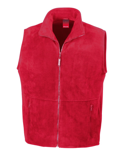 Result Polartherm Bodywarmer R37X - Red - Customisable Bodywarmers