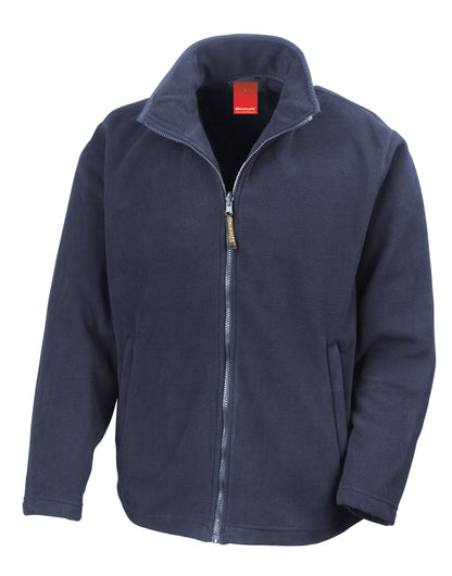 Result Mens Horizon Microfleece Jacket R115M - Navy - Customisable Jacket