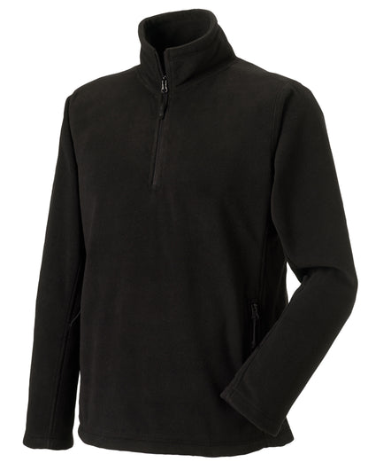 Russell 1/4 Zip Outdoor Fleece 874M - Black - Customisable