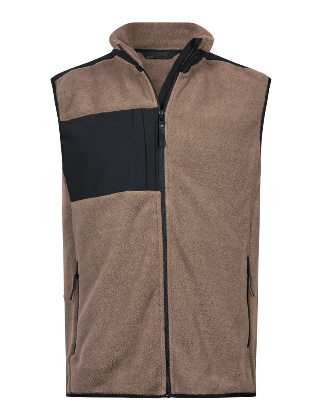 Tee Jays Mountain Fleece Bodywarmer TJ9122 - Clay Black - Customisable Bodywarmers