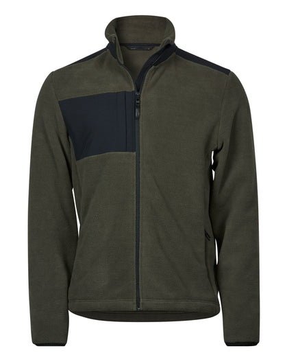 Tee Jays Mountain Fleece TJ9120 - Deep Green Black - Customisable Fleece