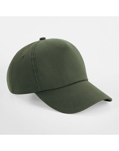 Beechfield Authentic 5 Panel Cap B25 - Olive Green O S - Customisable Caps