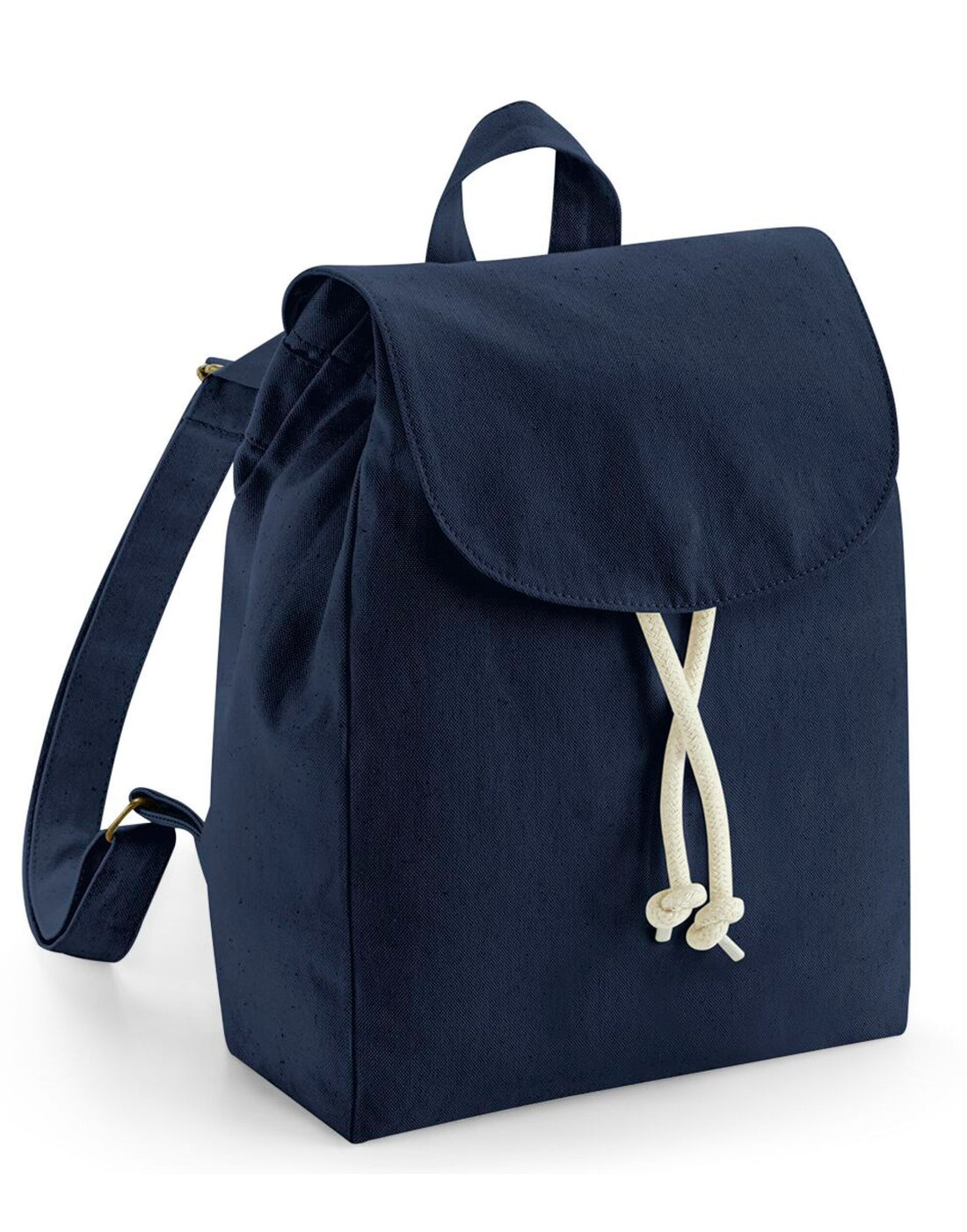 Westford Mill Organic Mini Rucksack w881 - French Navy O S - Customisable Bags