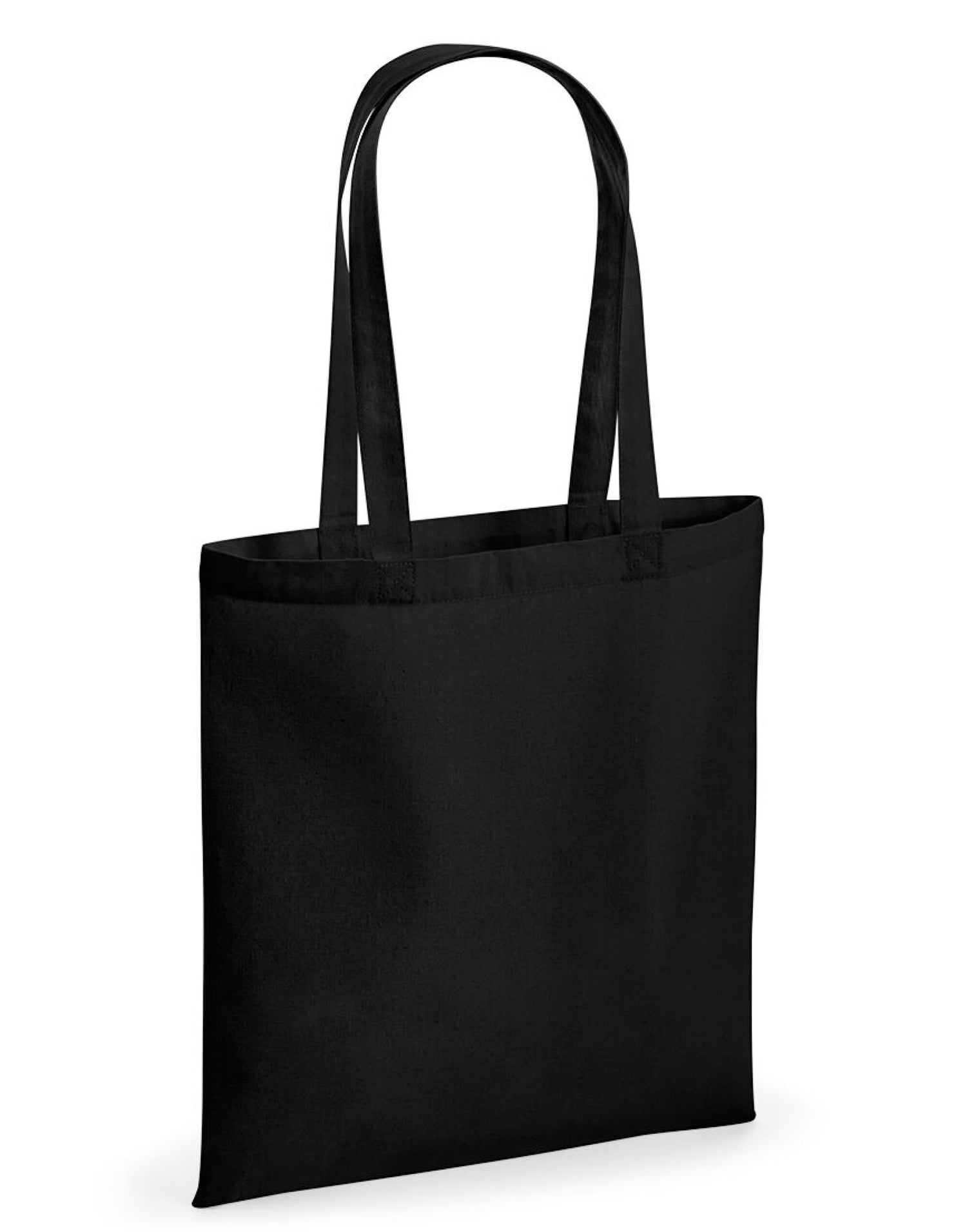 Westford Mill Recycled Cotton Tote Bag w901 - Black O S - Customisable Bags