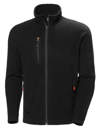 Helly Hansen Oxford Fleece Jacket 72026 - Black L - Customisable Jacket