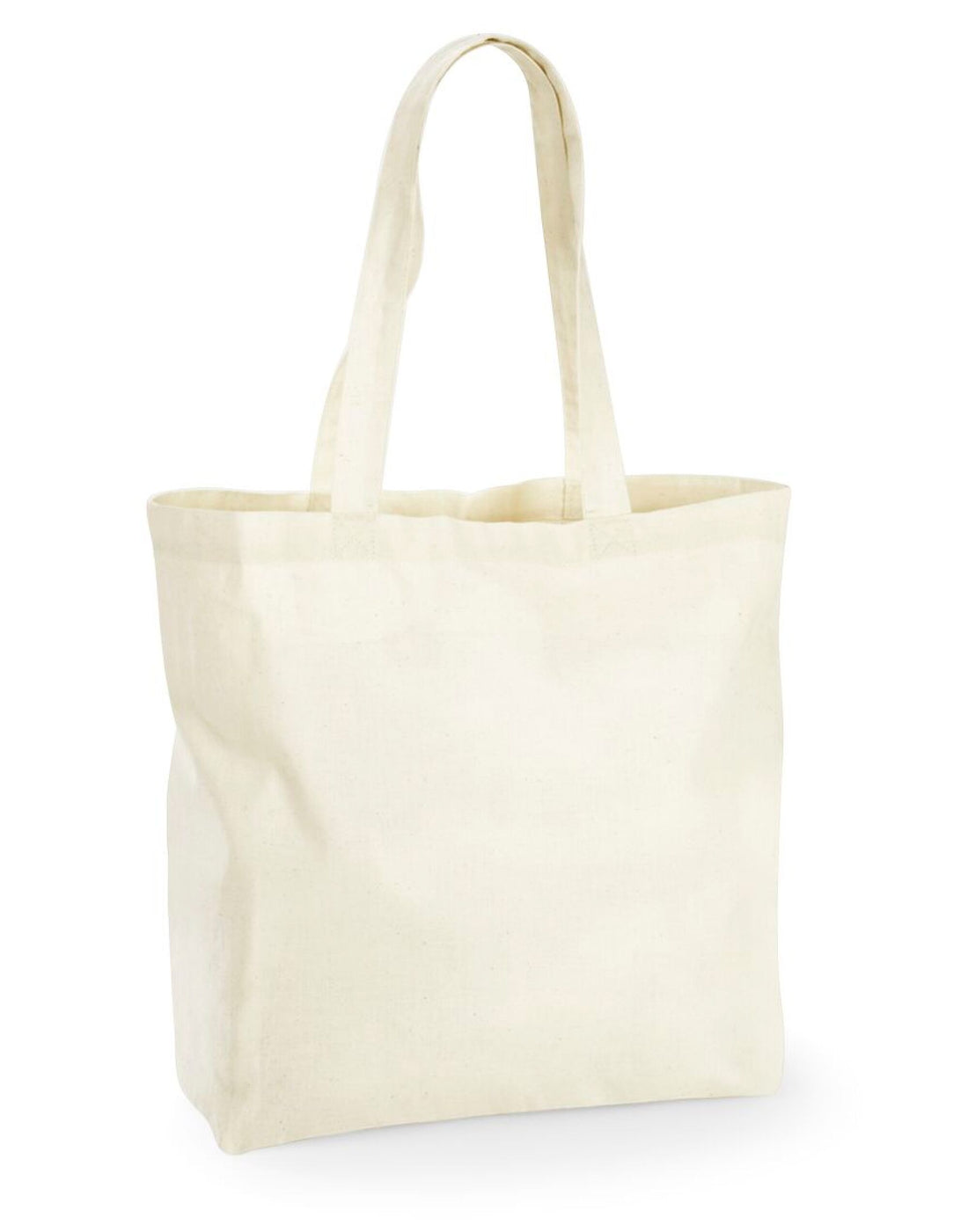 Westford Mill Recycled Cotton Maxi Tote w925 - Natural O S - Customisable Bags