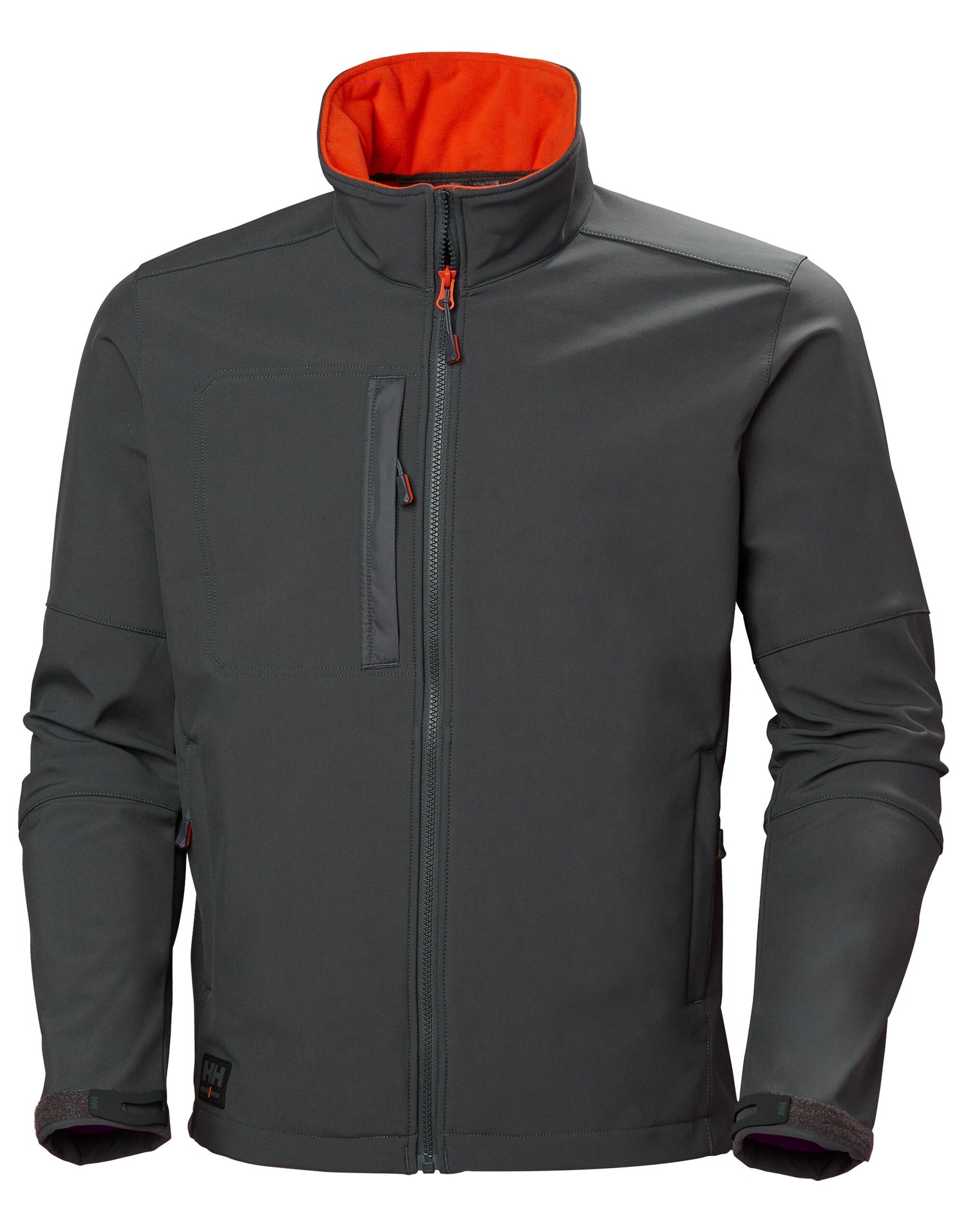 2 x Premium Quality Helly Hansen Kensington Hooded Softshell Jackets + Free Logo - 74231 - Dark Grey - Customisable Bundle