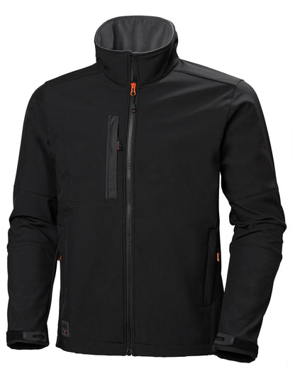 2 x Premium Quality Helly Hansen Kensington Hooded Softshell Jackets + Free Logo - 74231 - Black - Customisable Bundle