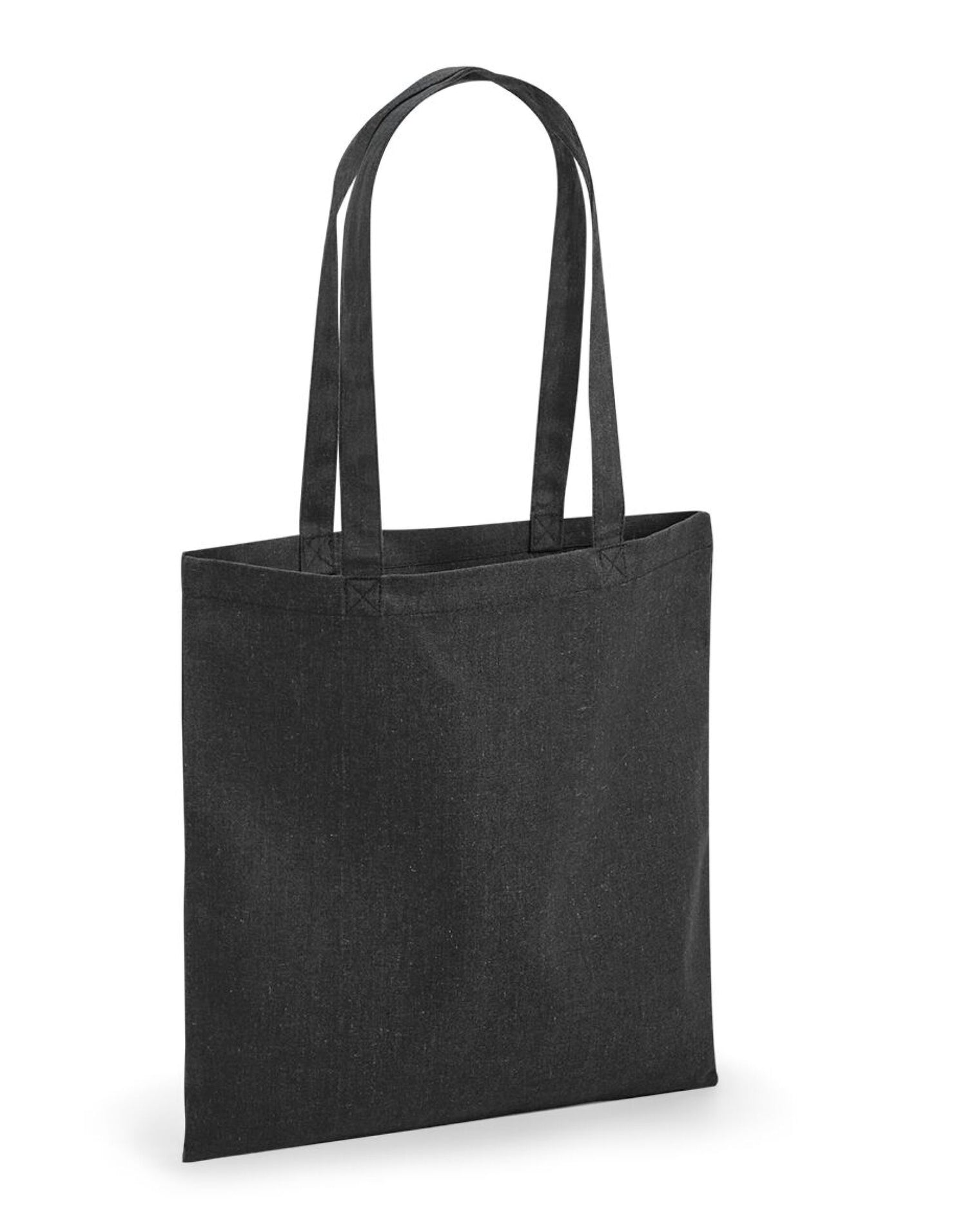 Westford Mill Revive Recycled Tote w961 - Black O S - Customisable Bags