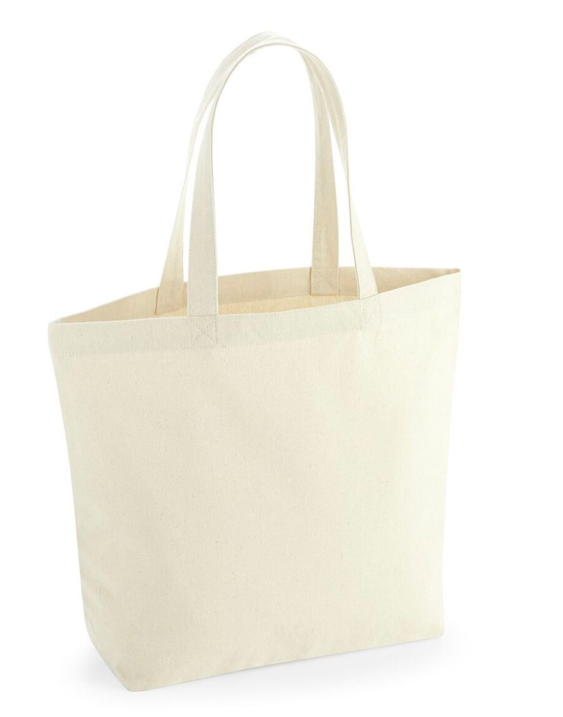Westford Mill Revive Recycled Maxi Tote w965 - Natural O S - Customisable Bags