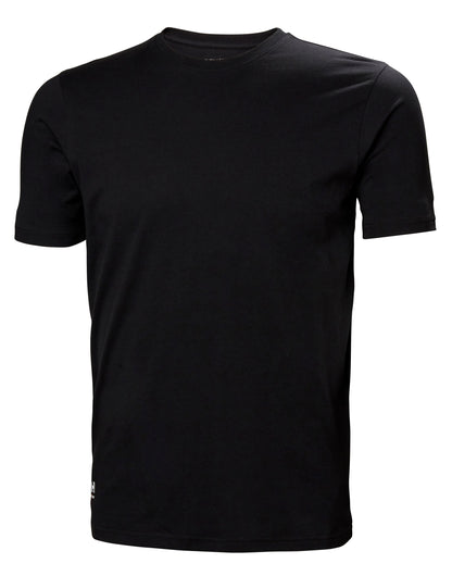 Helly Hansen Manchester Tee 79161 - Black - Customisable T-Shirt