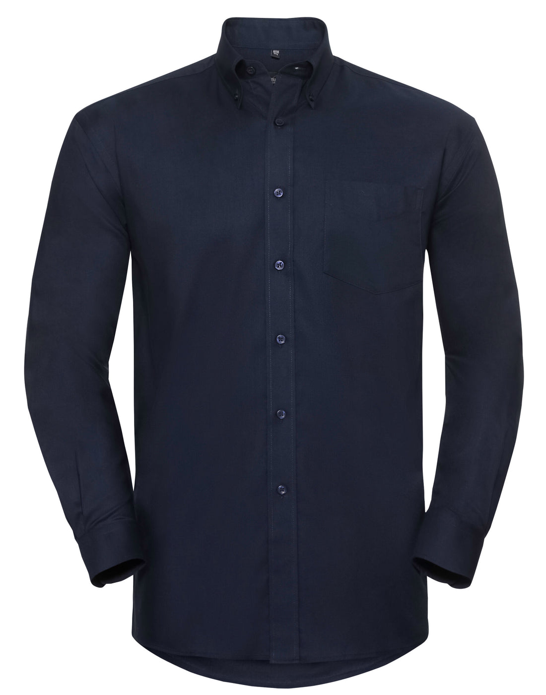 Russell Collection Men LS Classic Oxford 932M - Bright Navy - Customisable Shirts