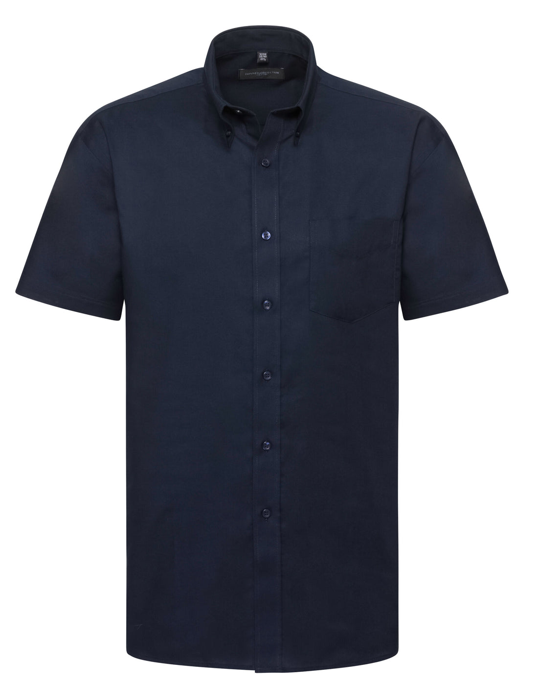 Russell Collection Men SS Classic Oxford 933M - Bright Navy - Customisable Shirts