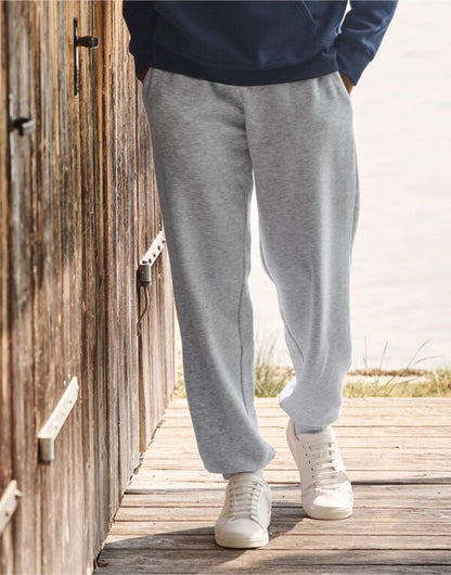 Mens Premium Elastic Cuff Jog Pants 64040 - Deep Navy M - Customisable Joggers