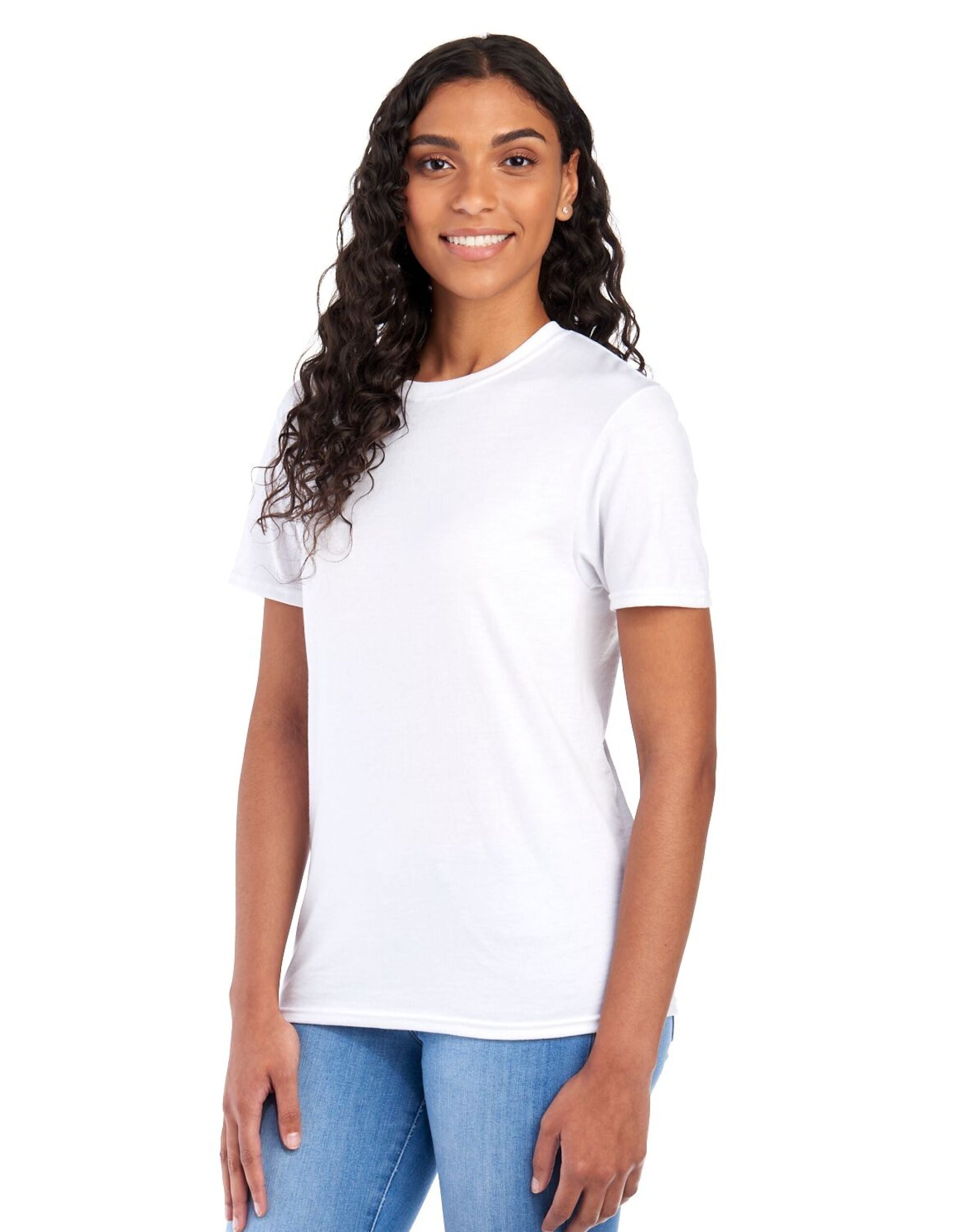 Jerzees EShort Sleeveential Cotton T 0S460M0 - White - Customisable T-Shirt