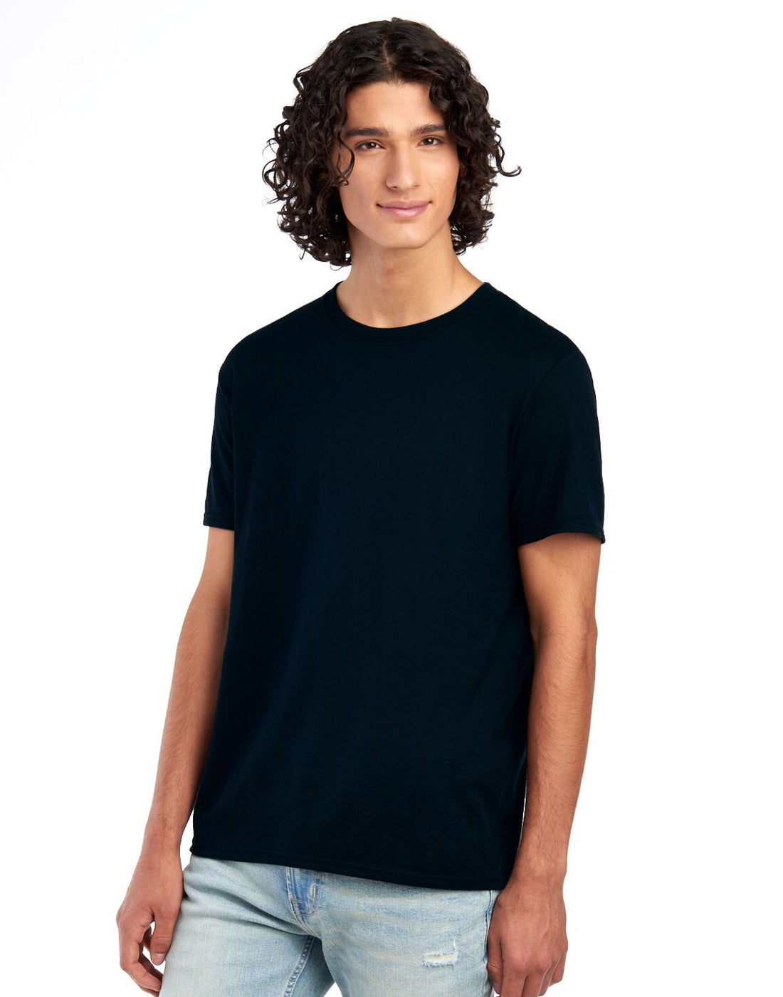 Jerzees EShort Sleeveential Cotton T 0S460M0 - Black - Customisable T-Shirt