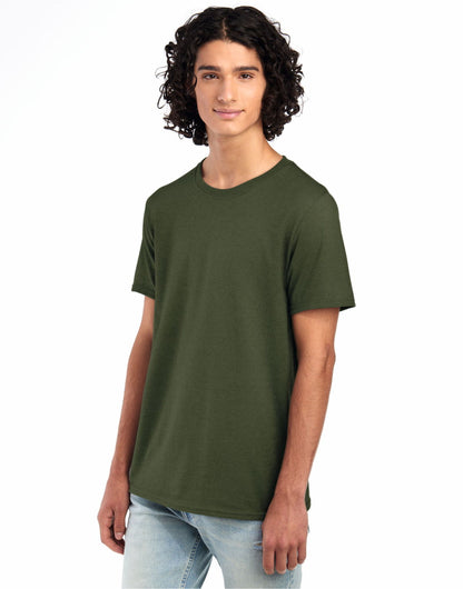 Jerzees EShort Sleeveential Cotton T 0S460M0 - Military Green - Customisable T-Shirt