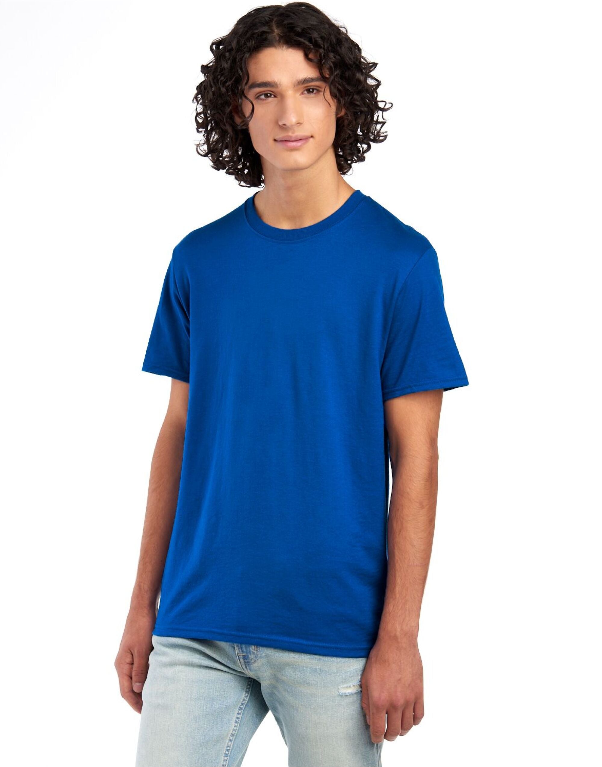 Jerzees EShort Sleeveential Cotton T 0S460M0 - Royal - Customisable T-Shirt