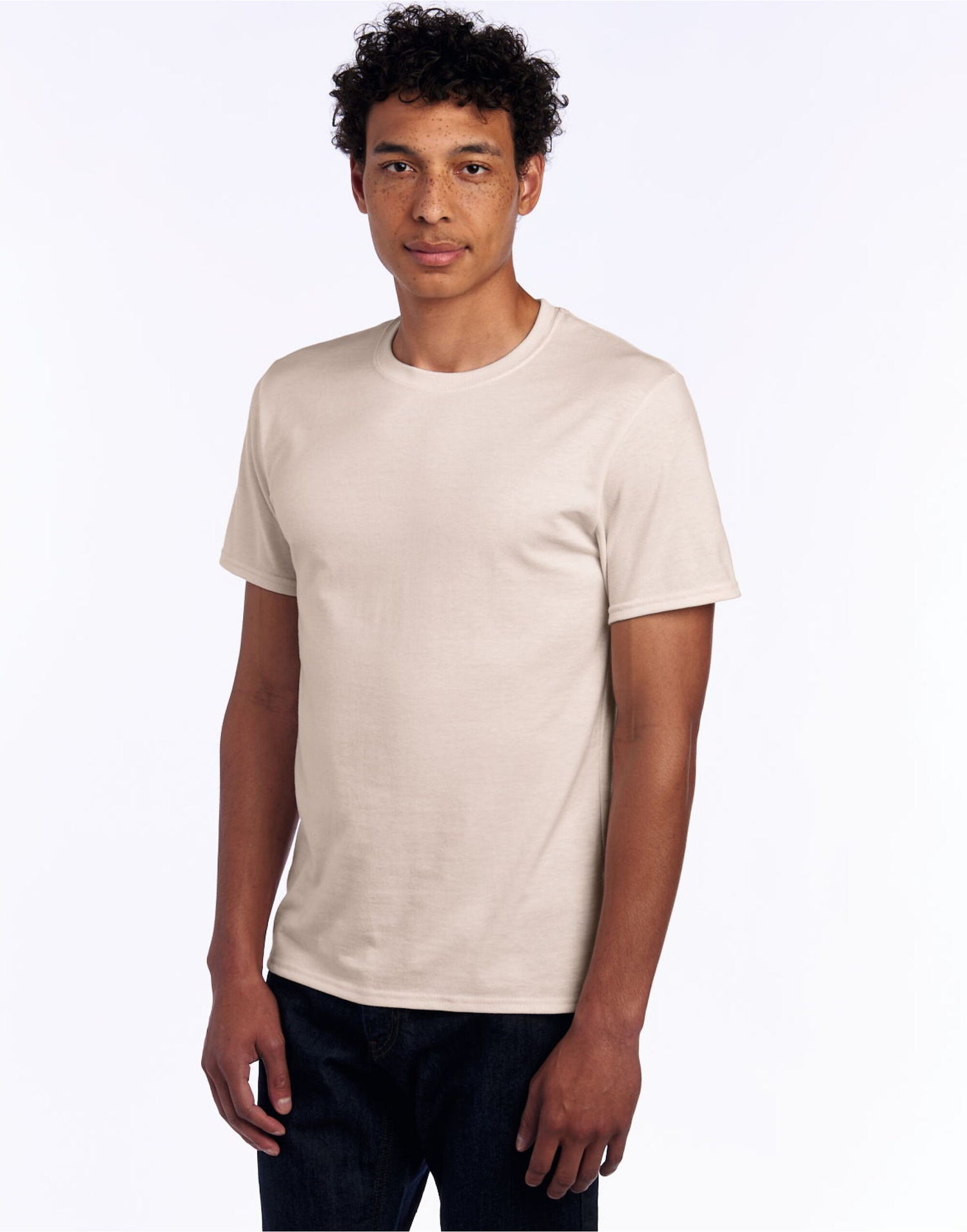 Jerzees EShort Sleeveential Cotton T 0S460M0 - Sandstone - Customisable T-Shirt