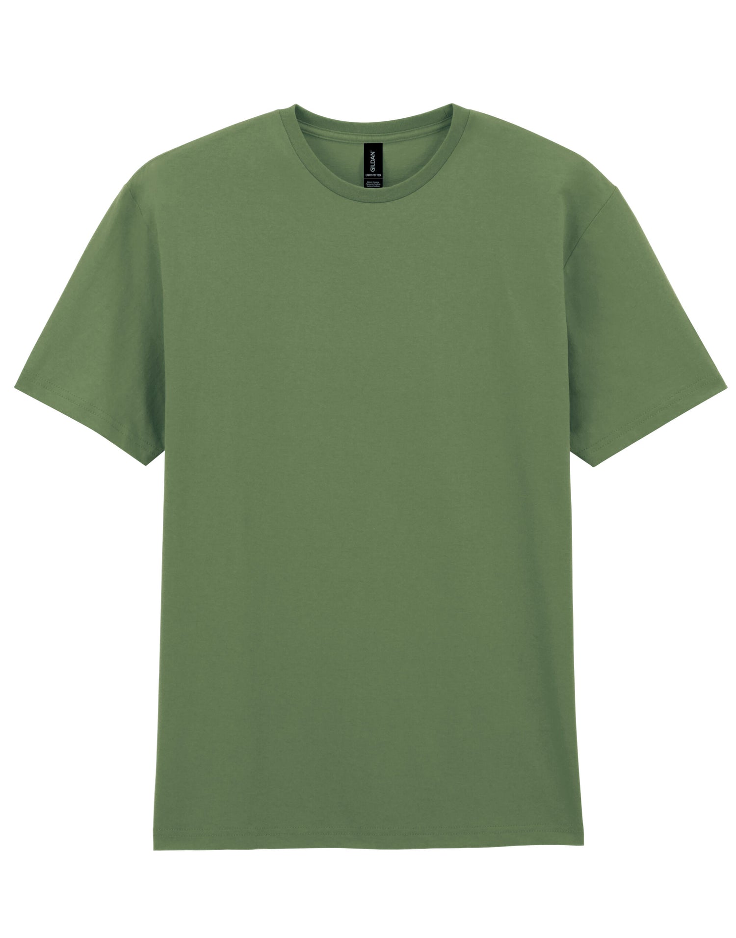 Gildan Light Cotton Adult T Shirt 3000 - Military Green - Customisable T-Shirt
