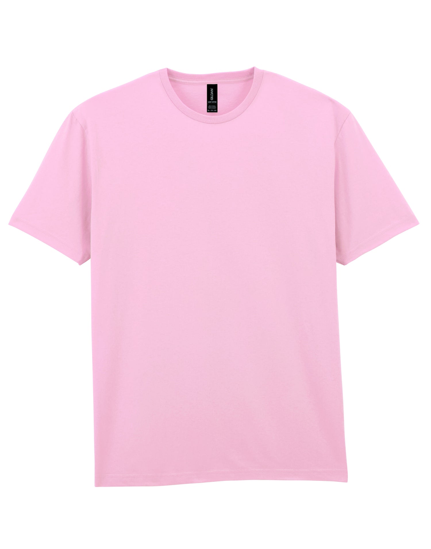 Gildan Light Cotton Adult T Shirt 3000 - Light Pink - Customisable T-Shirt