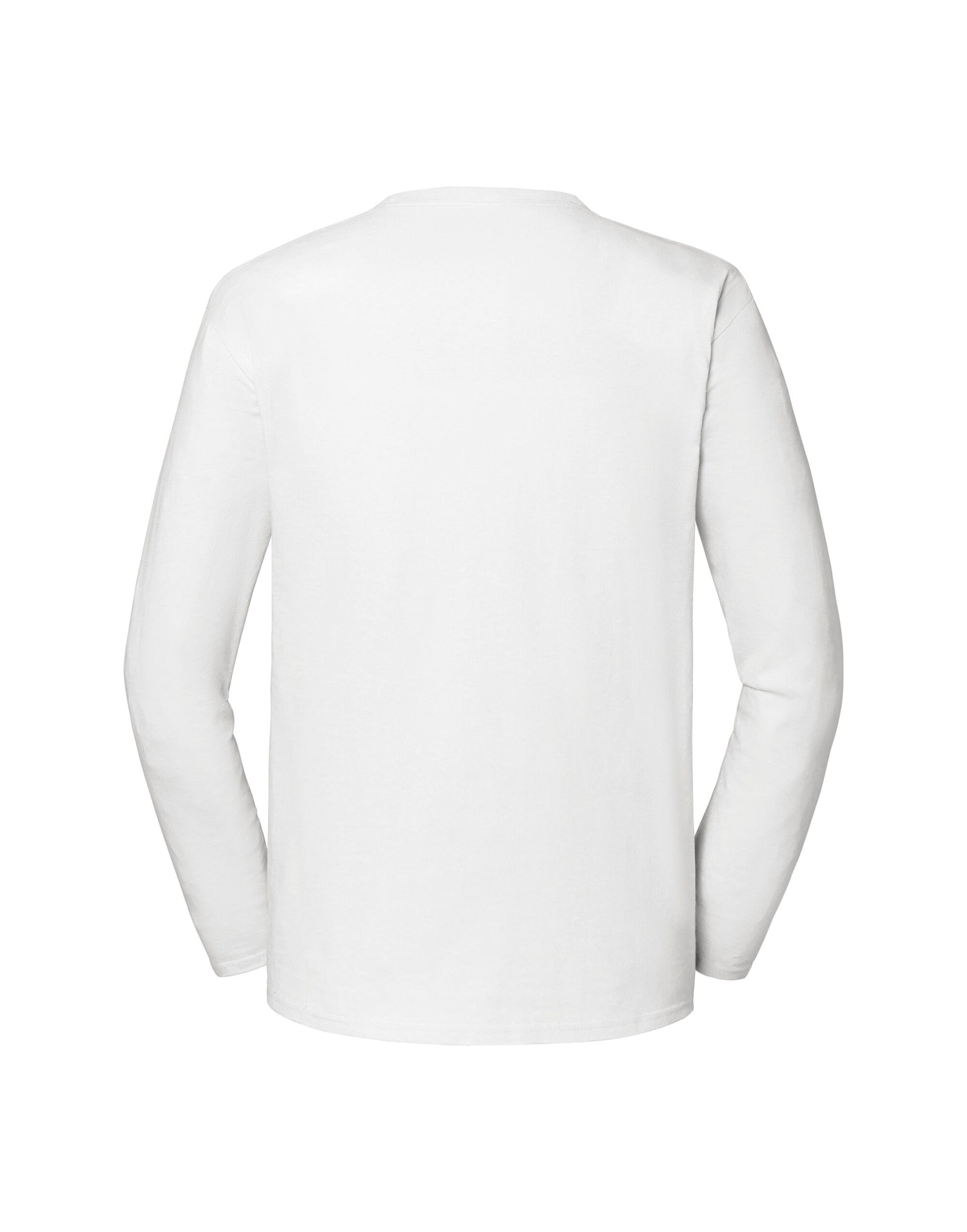 Mens Iconic 195 Premium LS T 61360 - White - Customisable T-Shirt