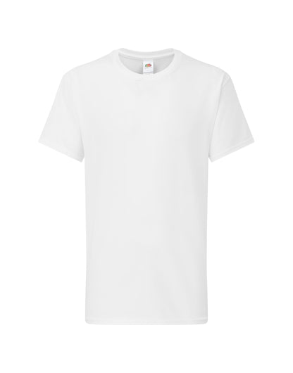 Kids Iconic 195 T 61363 - White - Customisable T-Shirt