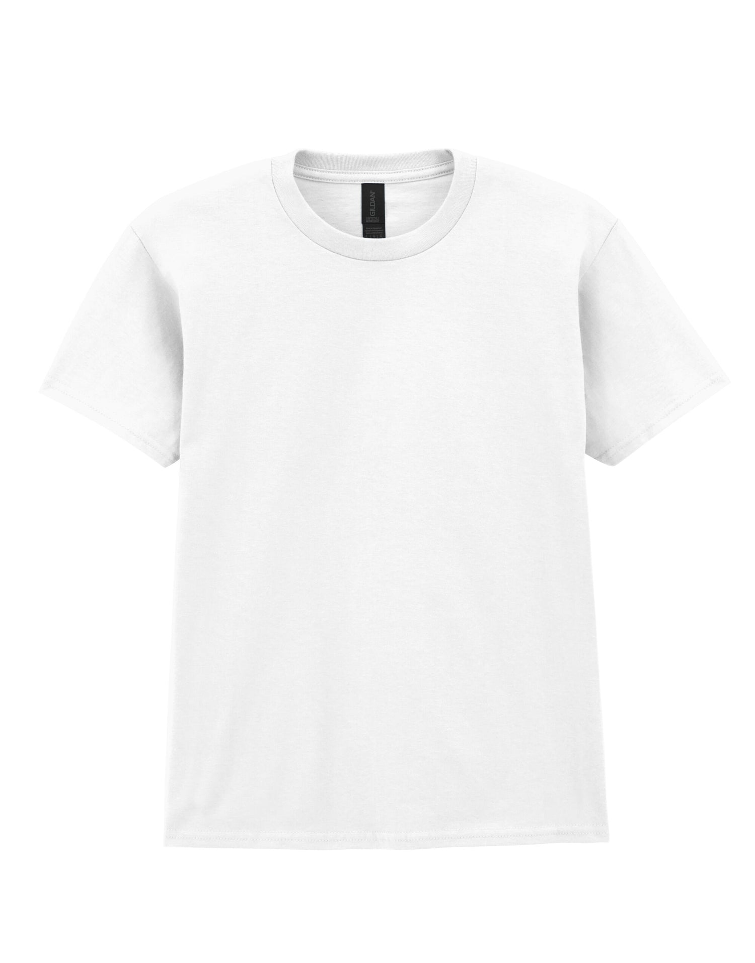 Gildan Softstyle Midweight Youth T-Shirt 65000B - White - Customisable T-Shirt