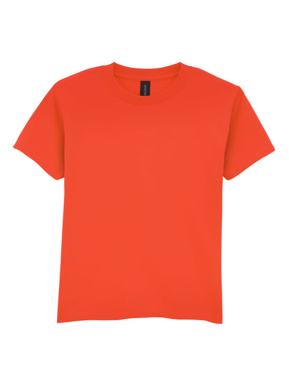 Gildan Softstyle Midweight Youth T-Shirt 65000B - Orange - Customisable T-Shirt