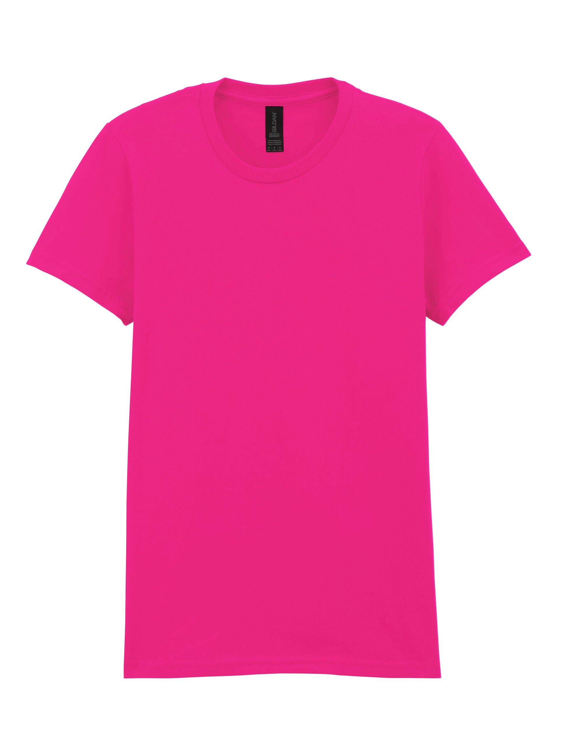 Gildan Softstyle Women’s Midweight T-Shirt 65000L - Heliconia - Customisable Shirts