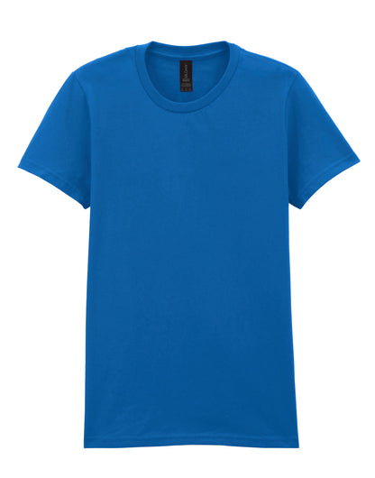 Gildan Softstyle Women’s Midweight T-Shirt 65000L - Royal - Customisable Shirts